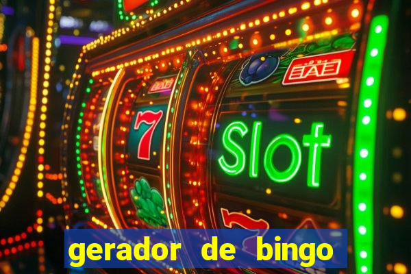 gerador de bingo de palavras